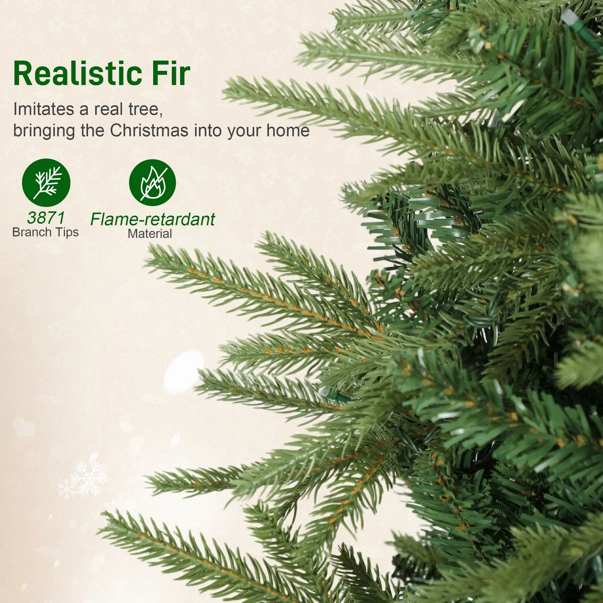 6.5ft Christmas Tree, Synchronized LEDs, DIY, Frasier Fir, Remote, Timer Artificial Christmas Trees at Gallery Canada