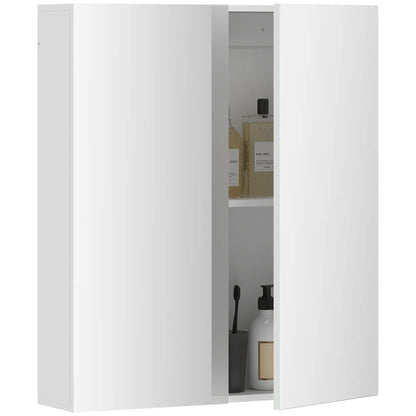 Wall Mounted Mirror Cabinet, Bathroom Medicine, 2 Doors, Adjustable Shelf Mirror Medicine Cabinets at Gallery Canada