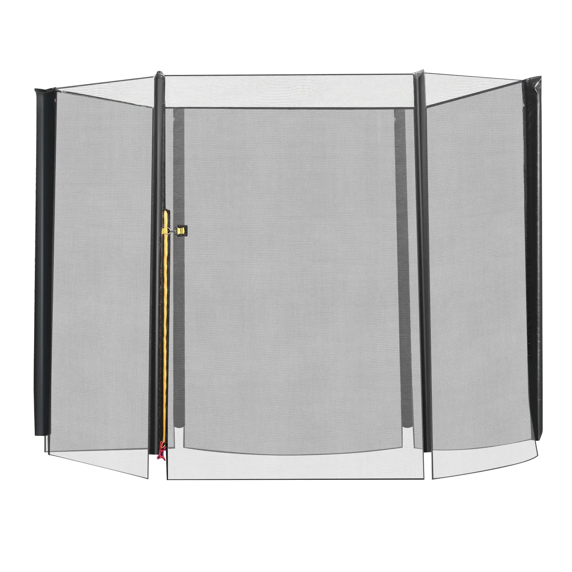 8FT Round Trampoline Enclosure Net, Outdoor Safety, Black Trampolines Black at Gallery Canada