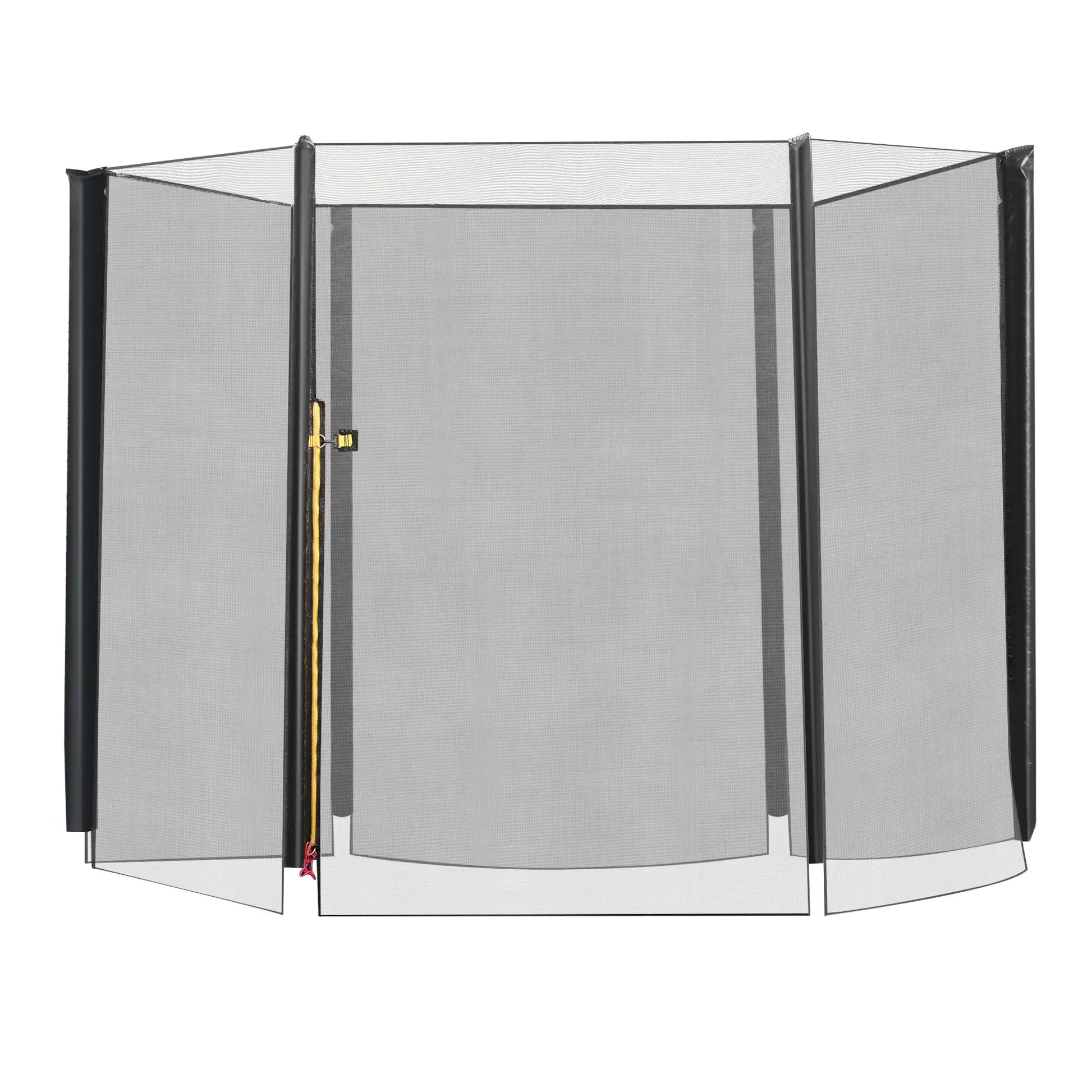 8FT Round Trampoline Enclosure Net, Outdoor Safety, Black Trampolines Black at Gallery Canada