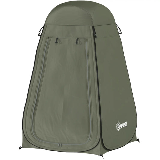 Pop Up Shower Tent, Portable Privacy Room, With Carrying Bag, Green Camping Tents Green at Gallery Canada