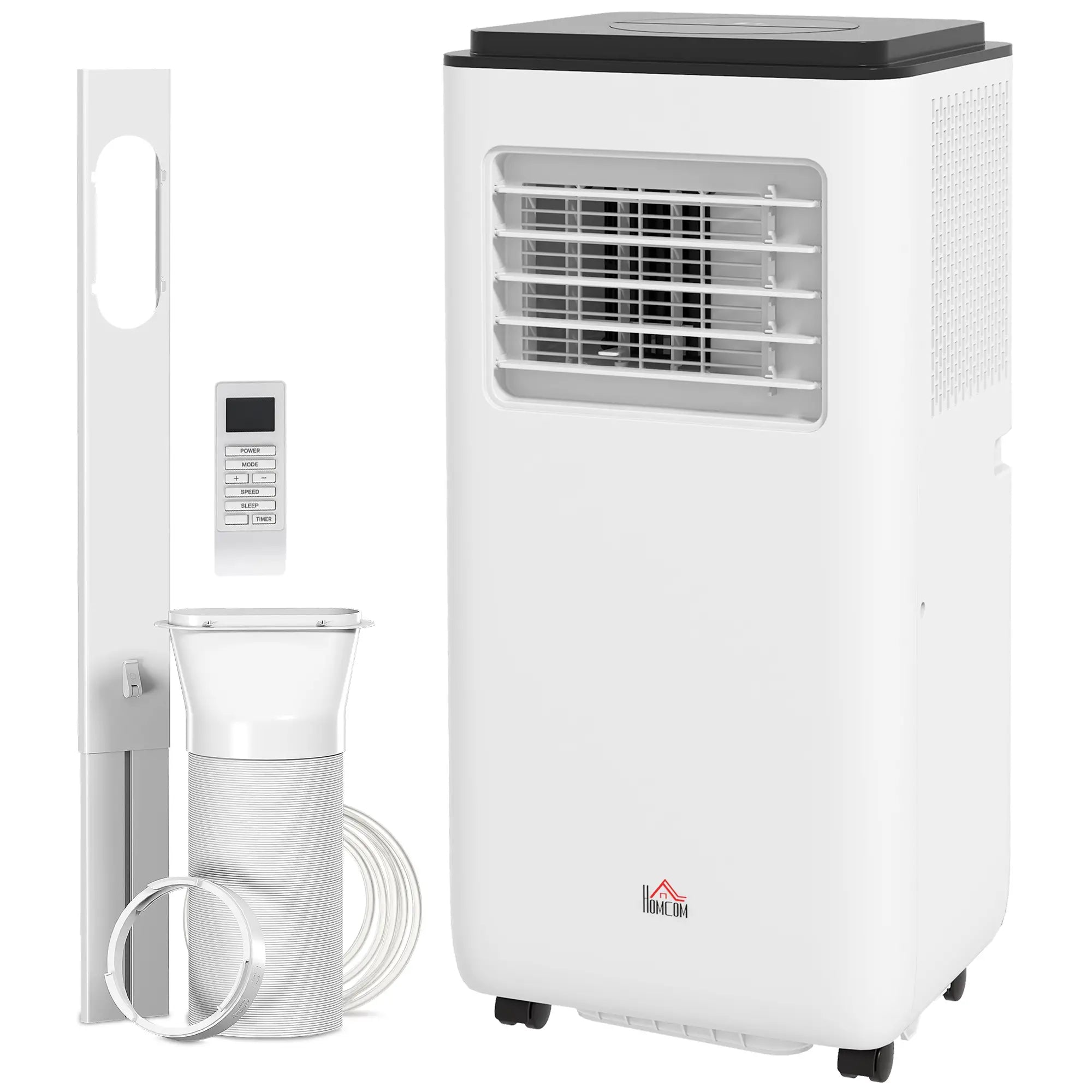 8,000 BTU Mobile Air Conditioner, 345 Sq. Ft., Dehumidifier Fan, White Air Conditioner White at Gallery Canada
