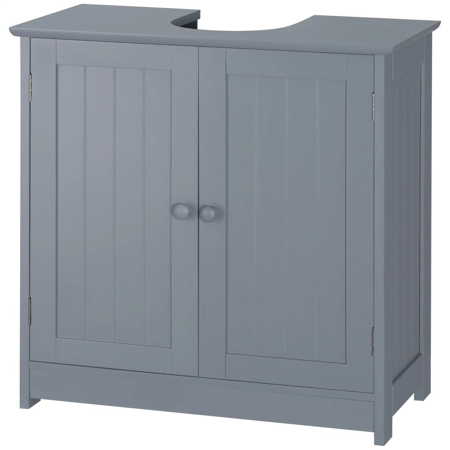 Under Sink Bathroom Cabinet, 2 Doors, Shelf, Grey Bathroom Cabinets at Gallery Canada