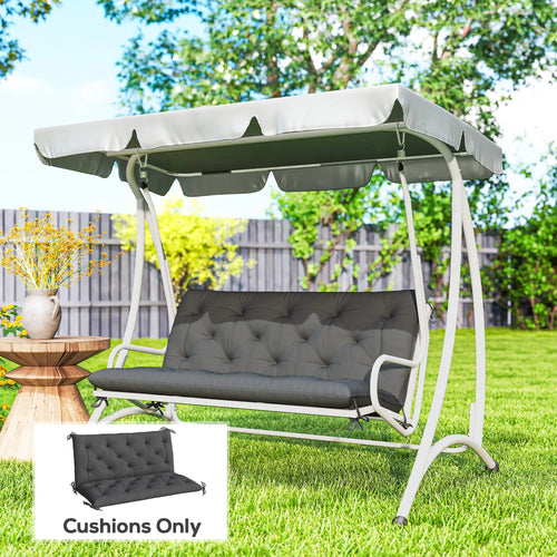 2 Seater Garden Bench Cushion, Thick Outdoor Non-Slip, 47