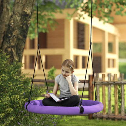 100cm Diameter Nest Seat, Height Adjustable, Kids Outdoor Playground, Purple Gym Sets & Swings at Gallery Canada
