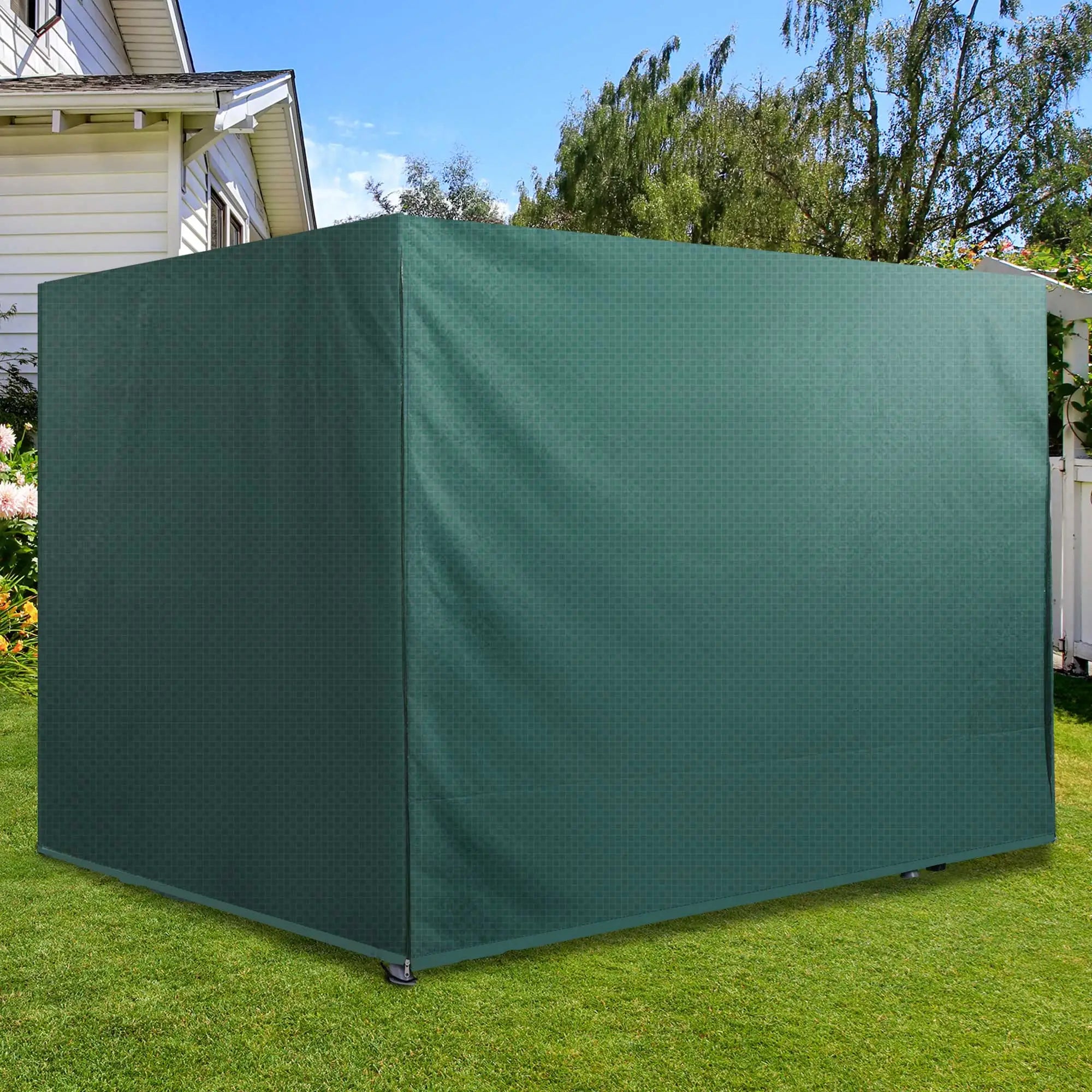 3-Seater Patio Swing Cover, 85x61x59 in, Waterproof, Dark Green Patio Furniture Covers at Gallery Canada