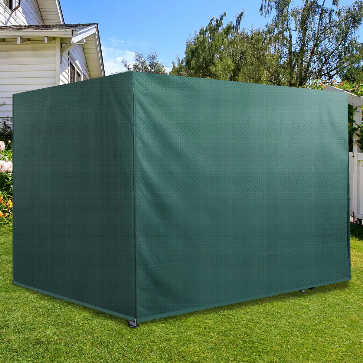 3-Seater Patio Swing Cover, 85x61x59 in, Waterproof, Dark Green Patio Furniture Covers at Gallery Canada