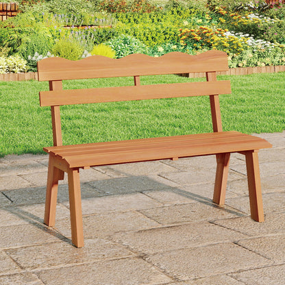 Outdoor Acacia Wood Garden Bench with 800 lbs Weight Capacity Outdoor Benches at Gallery Canada