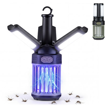 Outdoor Bug Zapper, Foldable Camping Lantern, USB-C Rechargeable Camping Options at Gallery Canada