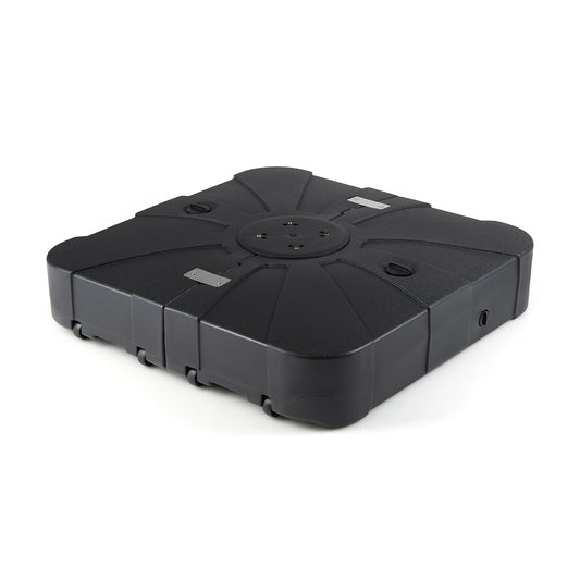 Outdoor Cantilever Umbrella Base Square Water and Sand Fillable Base-34 Inches, Black Outdoor Umbrella Bases Black at Gallery Canada