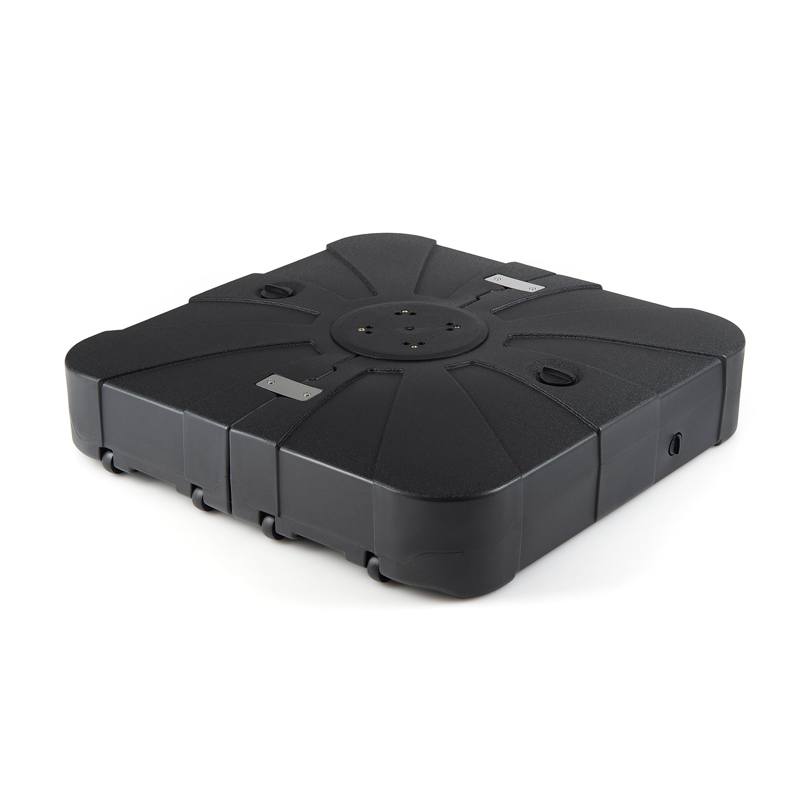 Outdoor Cantilever Umbrella Base Square Water and Sand Fillable Base-34 Inches, Black Outdoor Umbrella Bases at Gallery Canada