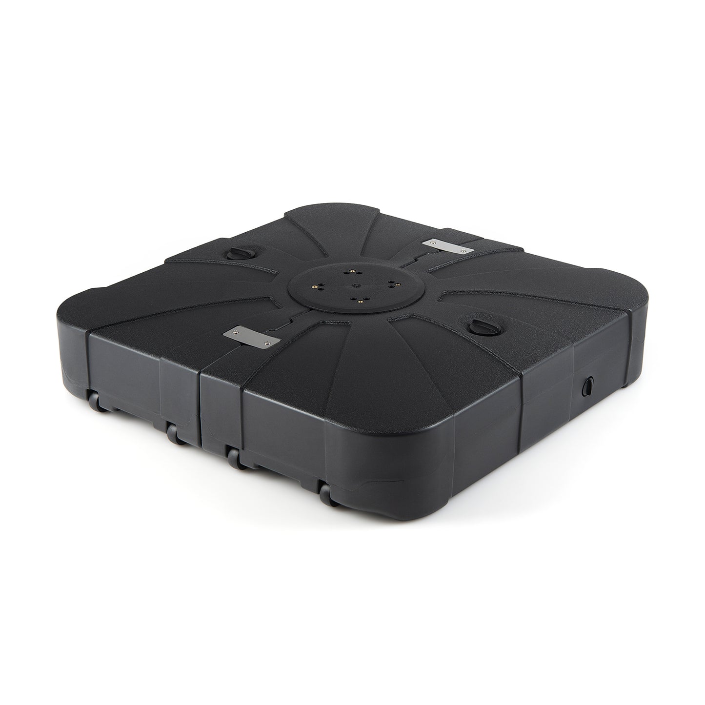 Outdoor Cantilever Umbrella Base Square Water and Sand Fillable Base-34 Inches, Black Outdoor Umbrella Bases at Gallery Canada