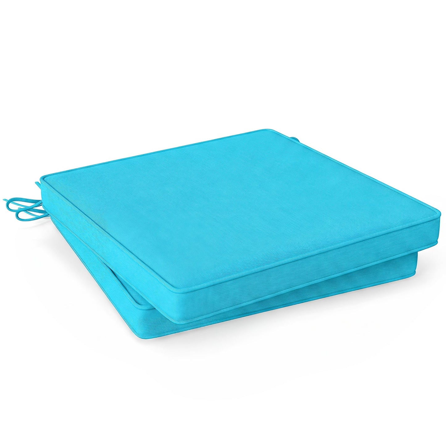 Outdoor Chair Cushion Set of 2 Waterproof, Turquoise