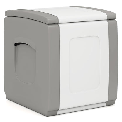 Outdoor Deck Box With Lid, Gray Garden Tools at Gallery Canada
