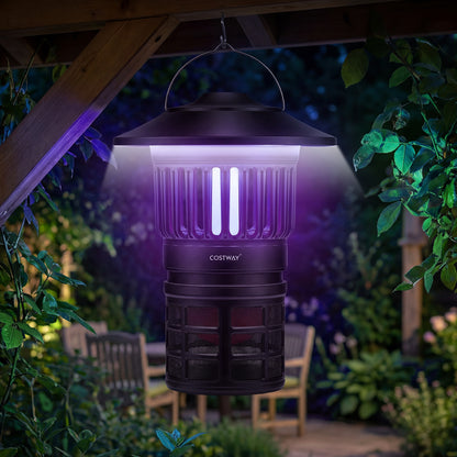 Rechargeable Electric Bug Catcher, Outdoor Fly Trap With Light, Black Camping at Gallery Canada
