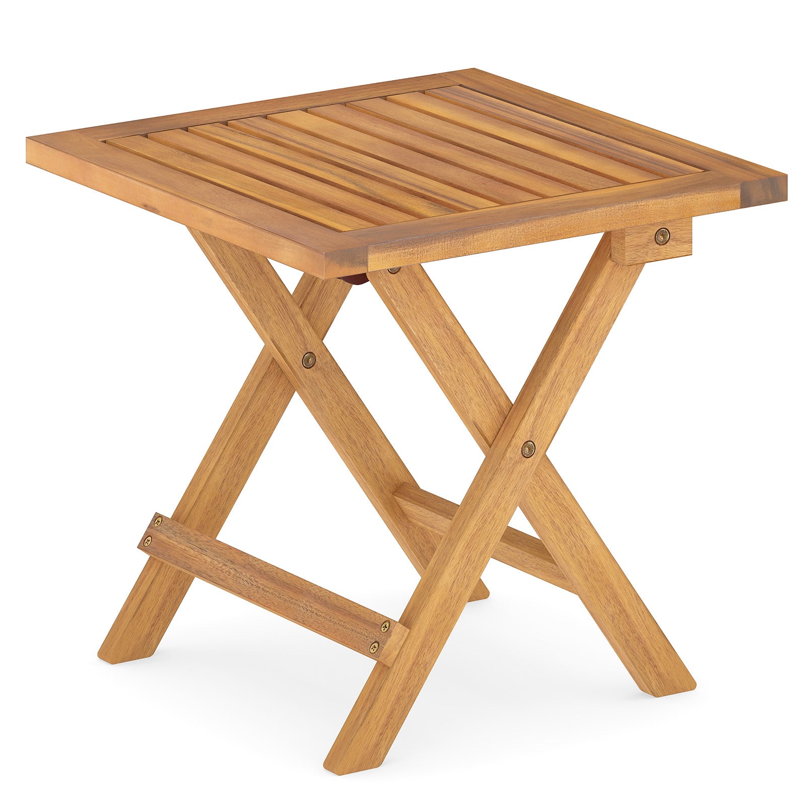 Outdoor Folding Side Table for Small Space and Garden-1 Patio Coffee Tables at Gallery Canada