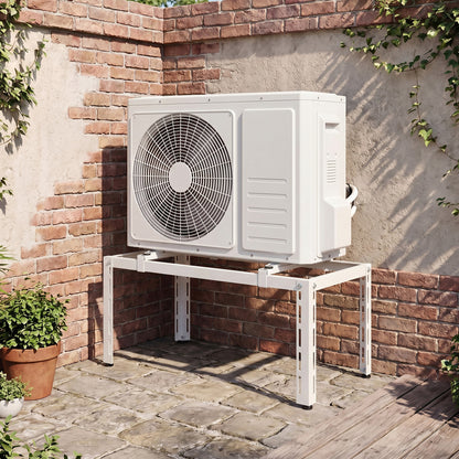 Heavy-Duty AC Base for 9000-36000 BTU, White