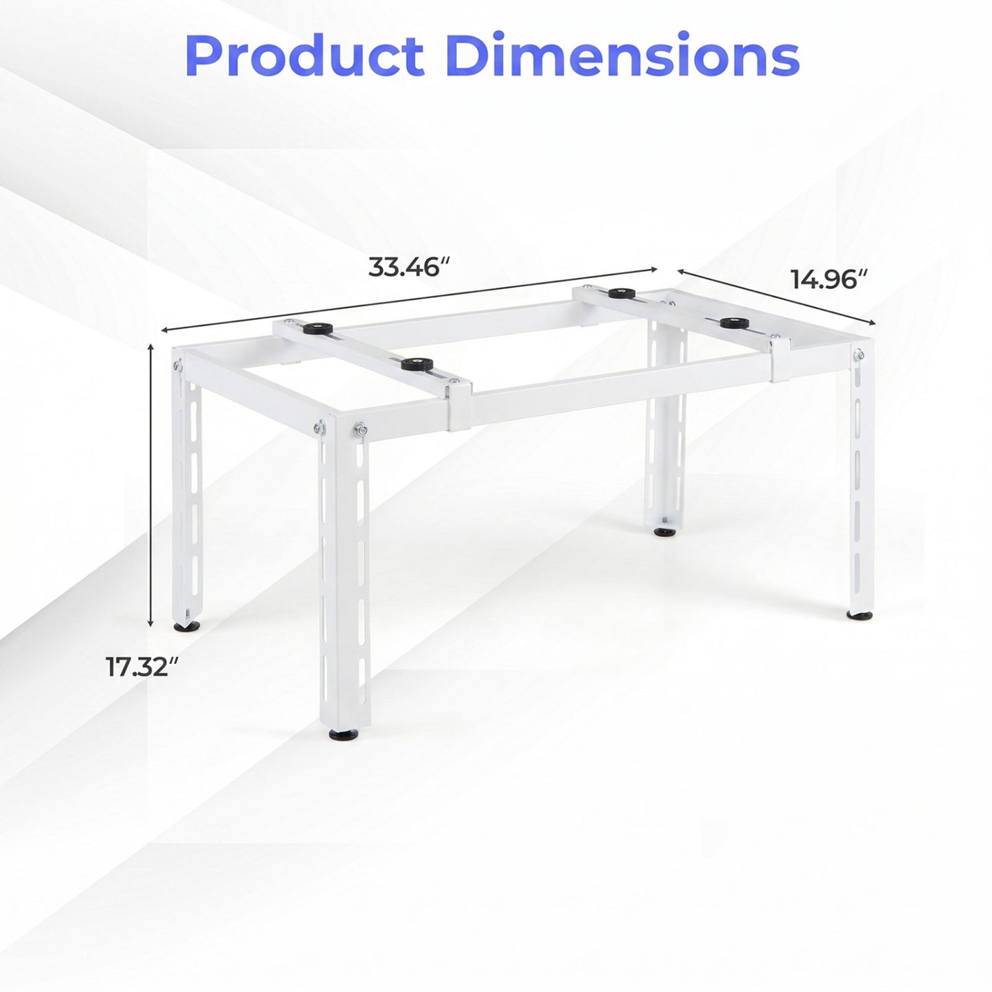 Heavy-Duty AC Base for 9000-36000 BTU, White