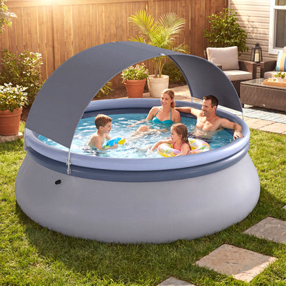Inflatable Pool With Sunshade Canopy Sport Equipments at Gallery Canada