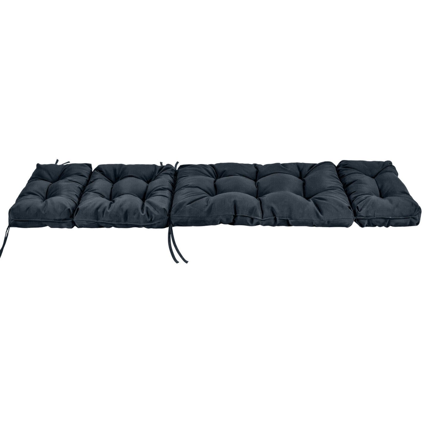 Outdoor Chaise Cushion With String Ties, Gray Outdoor Chaise Lounges at Gallery Canada