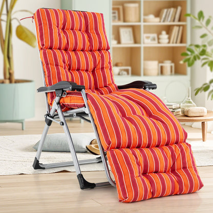 Outdoor Chaise Cushion With String Ties, Red Outdoor Chaise Lounges at Gallery Canada