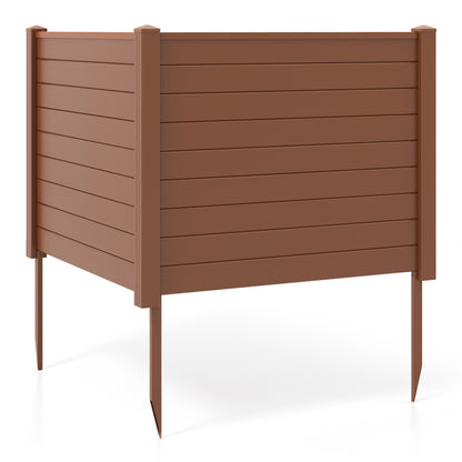Outdoor PVC Air Conditioner Fence, 20 Inch, Brown Decorative Fencing & Flooring at Gallery Canada