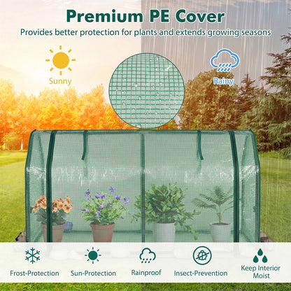 Serre mini portable, verte