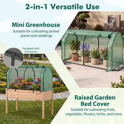 Serre mini portable, verte