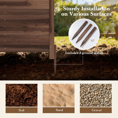 Outdoor Privacy Air Conditioner Fence