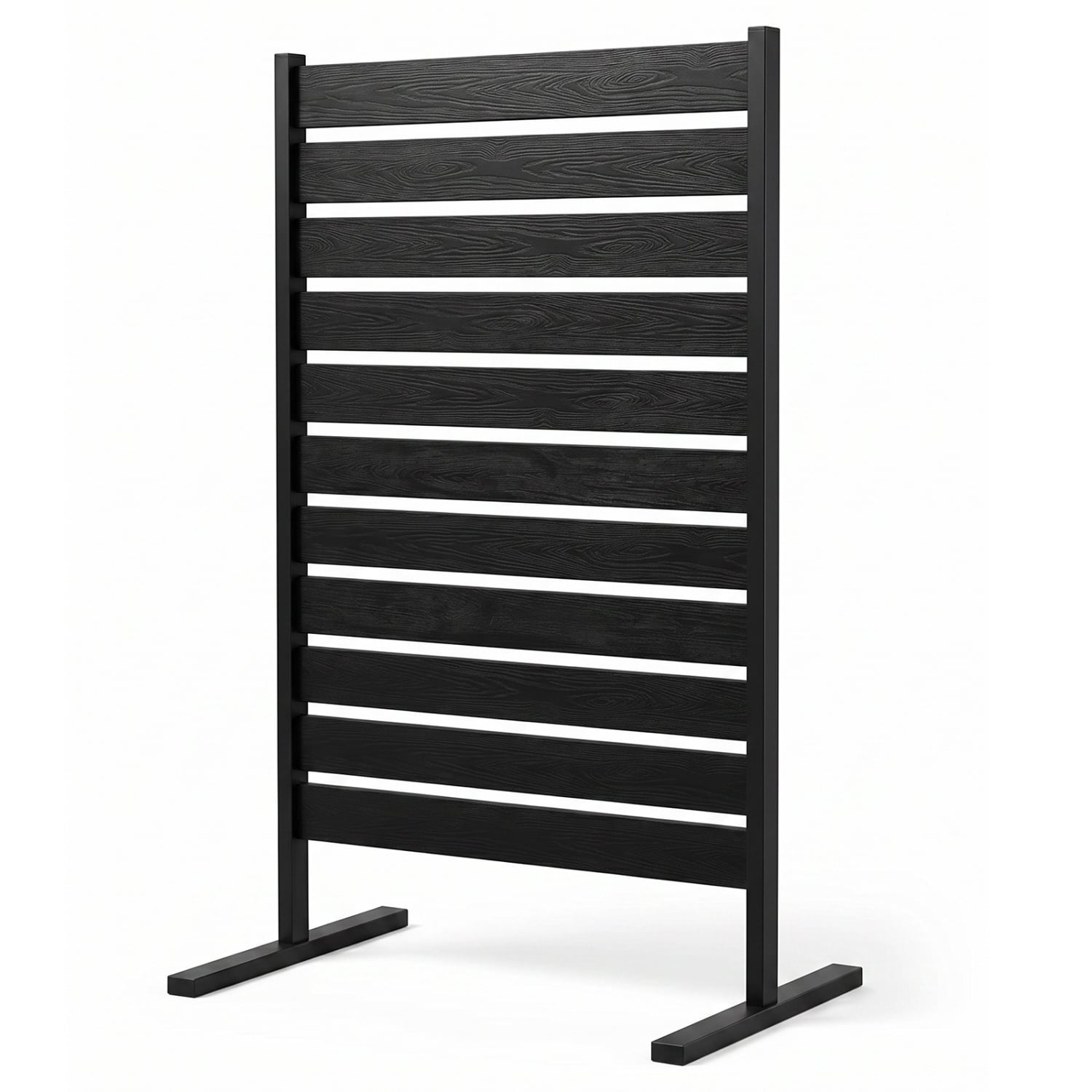 Outdoor Privacy Screen Fence for Backyard Pool, Black Decorative Fencing & Flooring Black at Gallery Canada