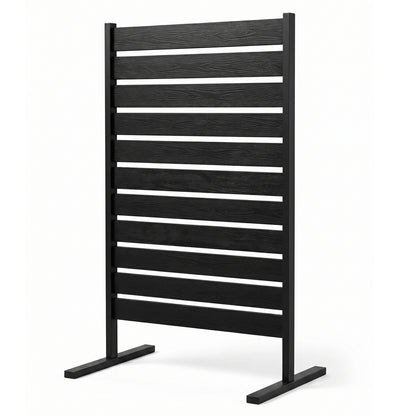 Outdoor Privacy Screen Fence for Backyard Pool, Black Decorative Fencing & Flooring Black at Gallery Canada