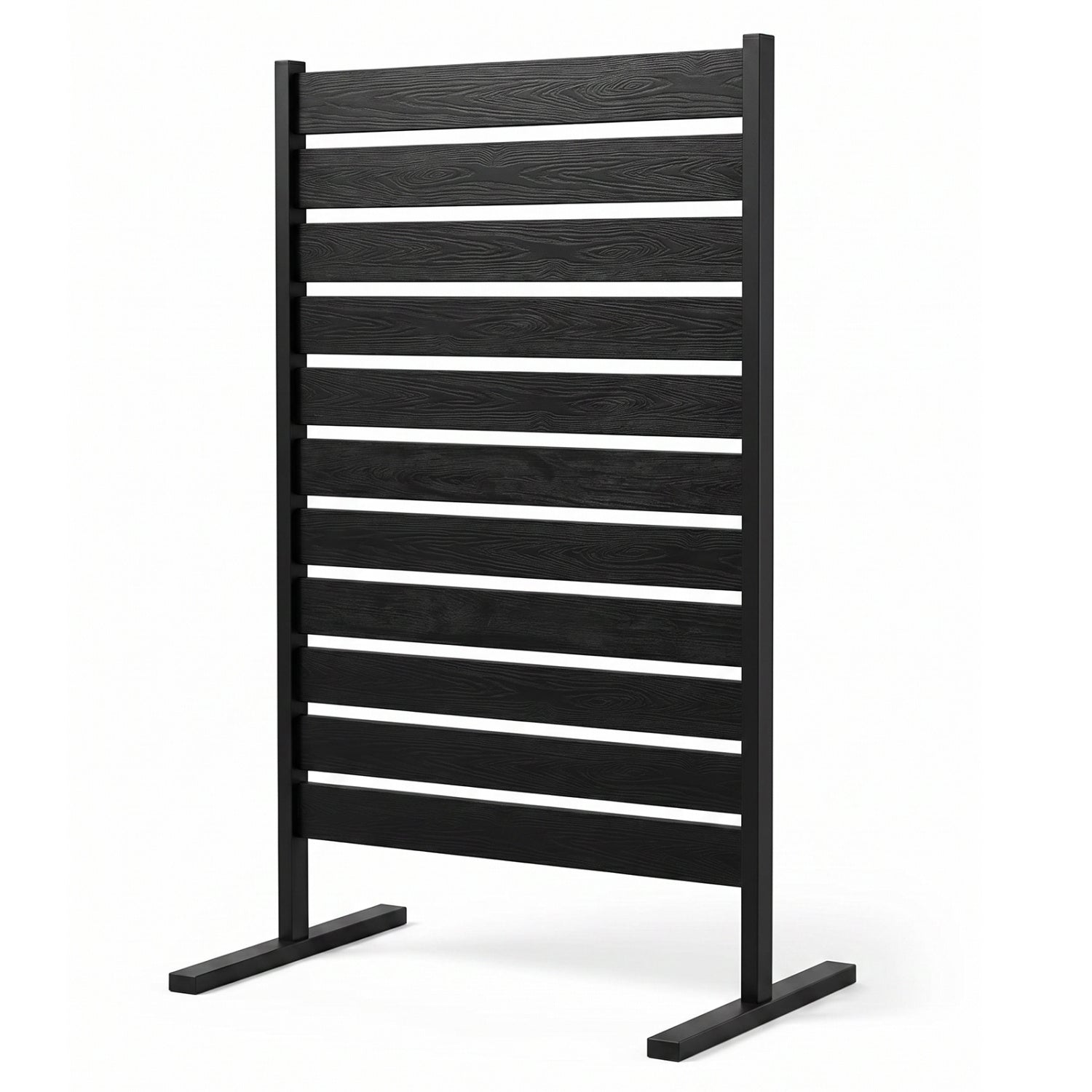 Outdoor Privacy Screen Fence for Backyard Pool, Black Decorative Fencing & Flooring at Gallery Canada