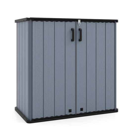 Outdoor Storage Shed, 23.5 Cu.ft, Lockable Door, Gray Sheds & Outdoor Storage Gray at Gallery Canada