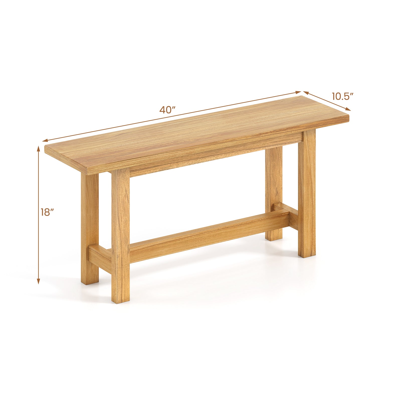 Outdoor Teak Wood Bench for Porch Backyard and Poolside, Teak Outdoor Benches at Gallery Canada