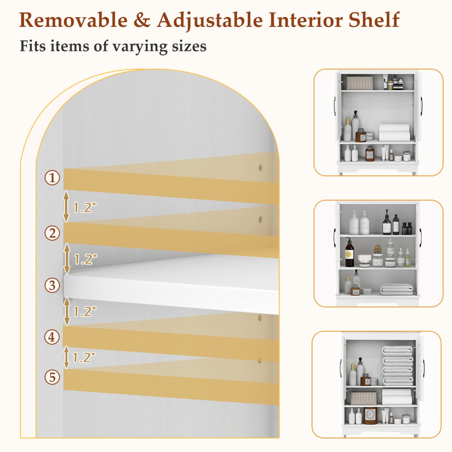 Over Toilet Space Saver, Storage Cabinet, White Bathroom Etagere at Gallery Canada