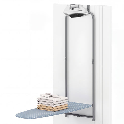 Space-Saving Over Door Metal Ironing Board, Black