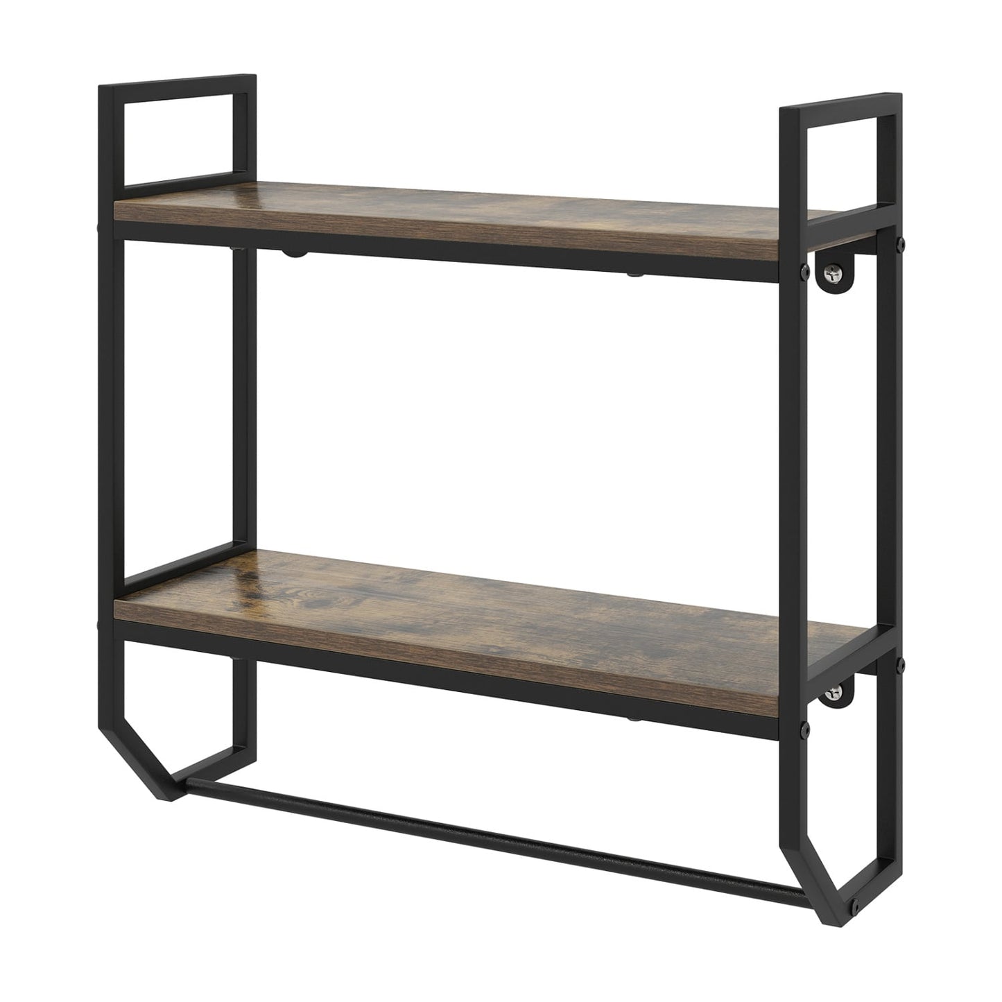 Over The Toilet Shelf Wall Mounted, Metal Frame, Gray