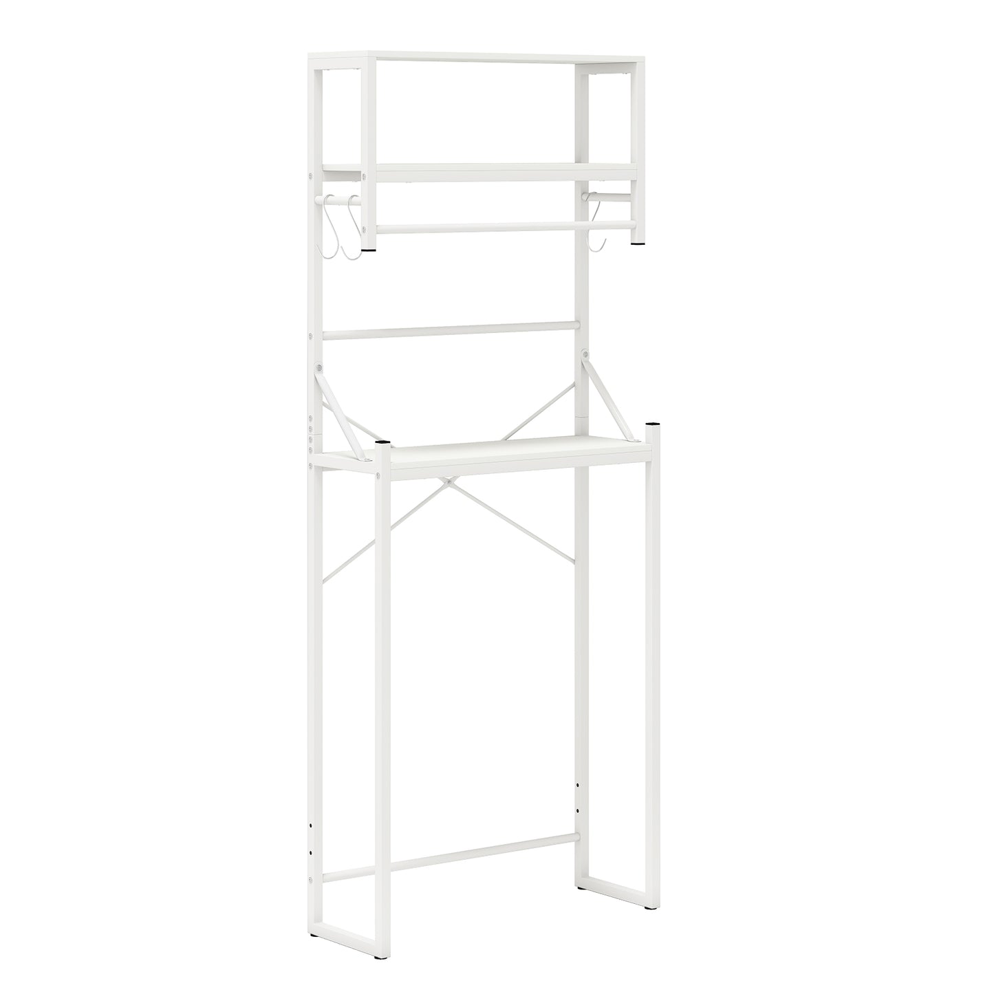 Over the Toilet Storage Rack 3-Tier Over Toilet Bathroom Organizer with Towel Holder, White Bathroom Etagere at Gallery Canada