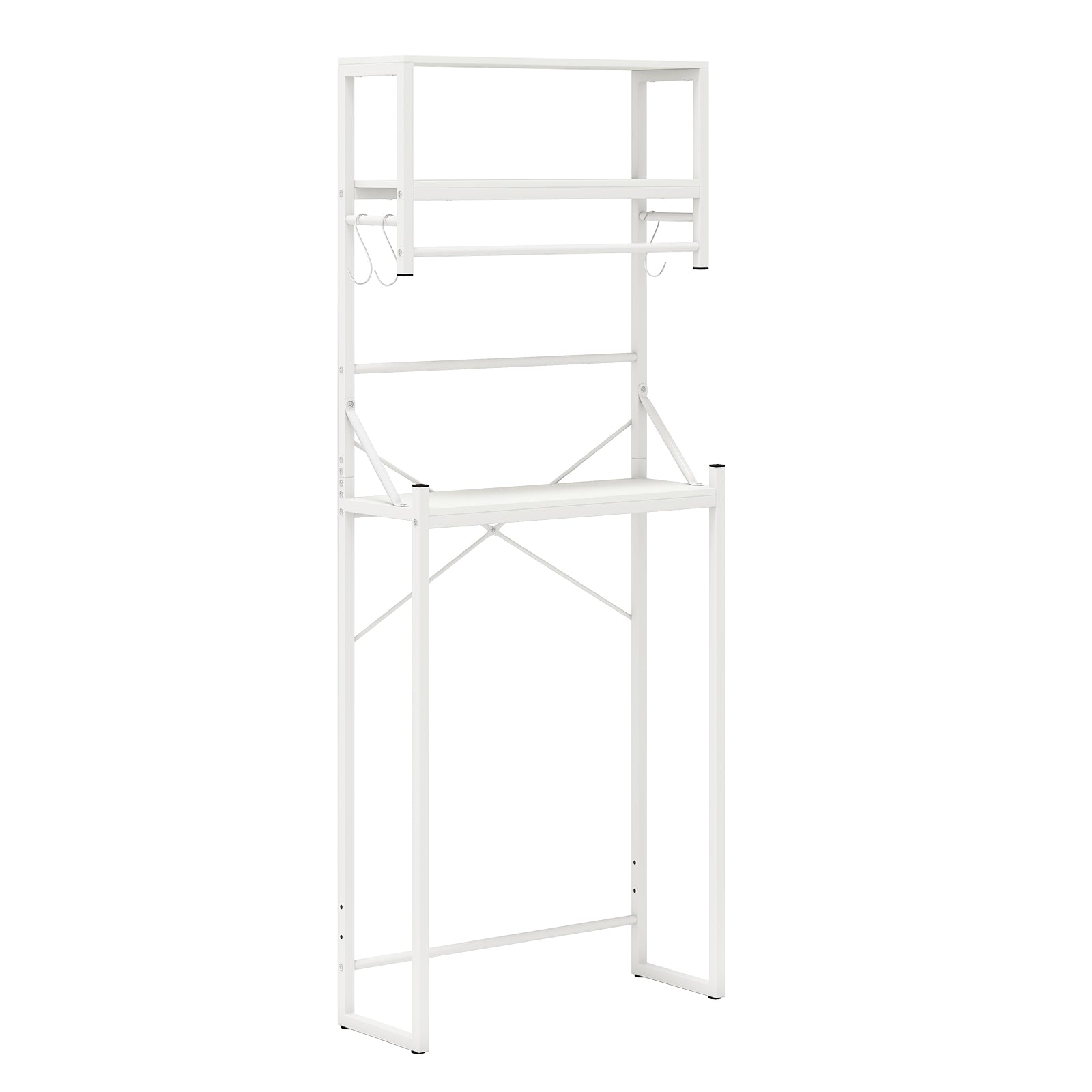 Over the Toilet Storage Rack 3-Tier Over Toilet Bathroom Organizer with Towel Holder, White Bathroom Etagere at Gallery Canada