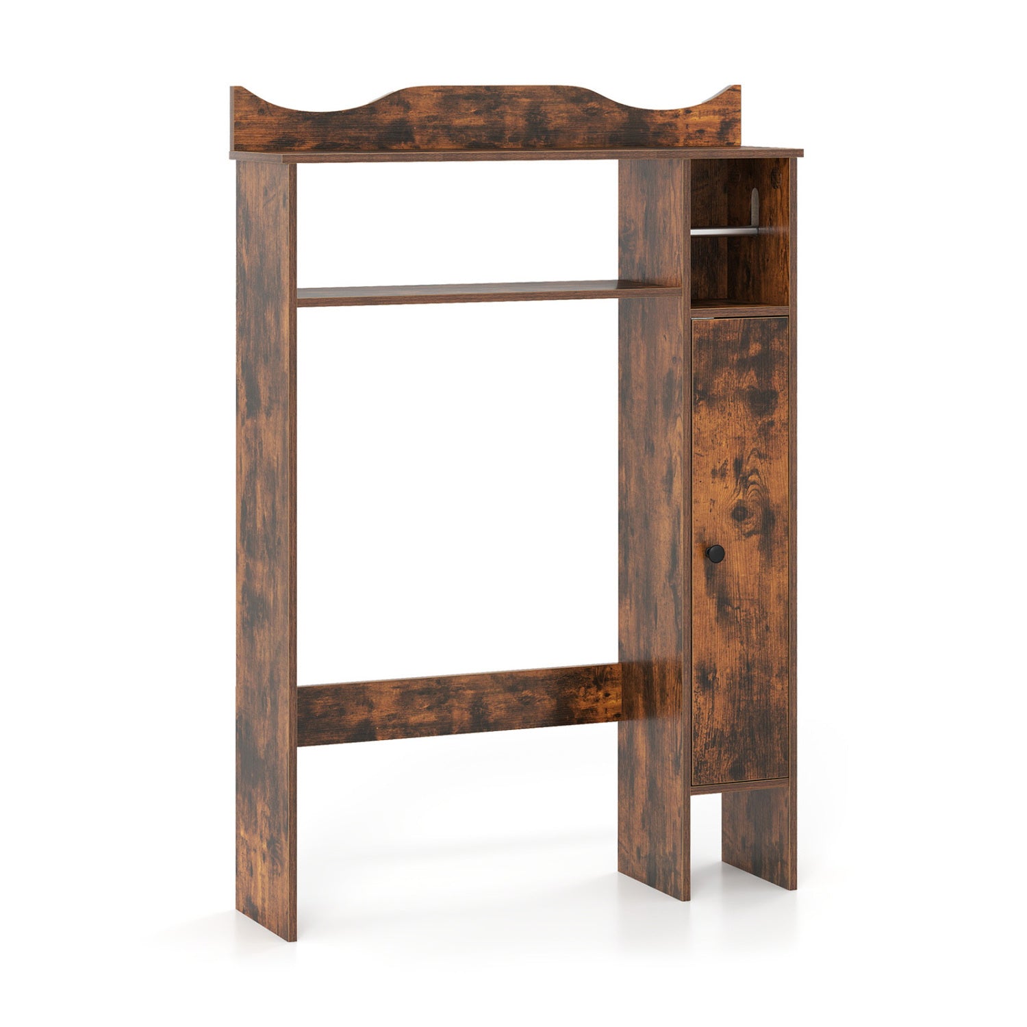 Over The Toilet Storage Cabinet, Rustic Brown Bathroom Etagere at Gallery Canada