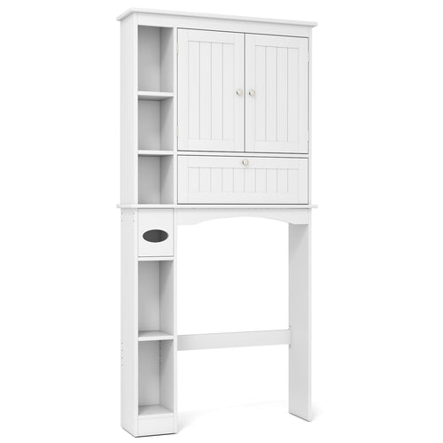 Over The Toilet Storage Cabinet, Adjustable Shelf, White