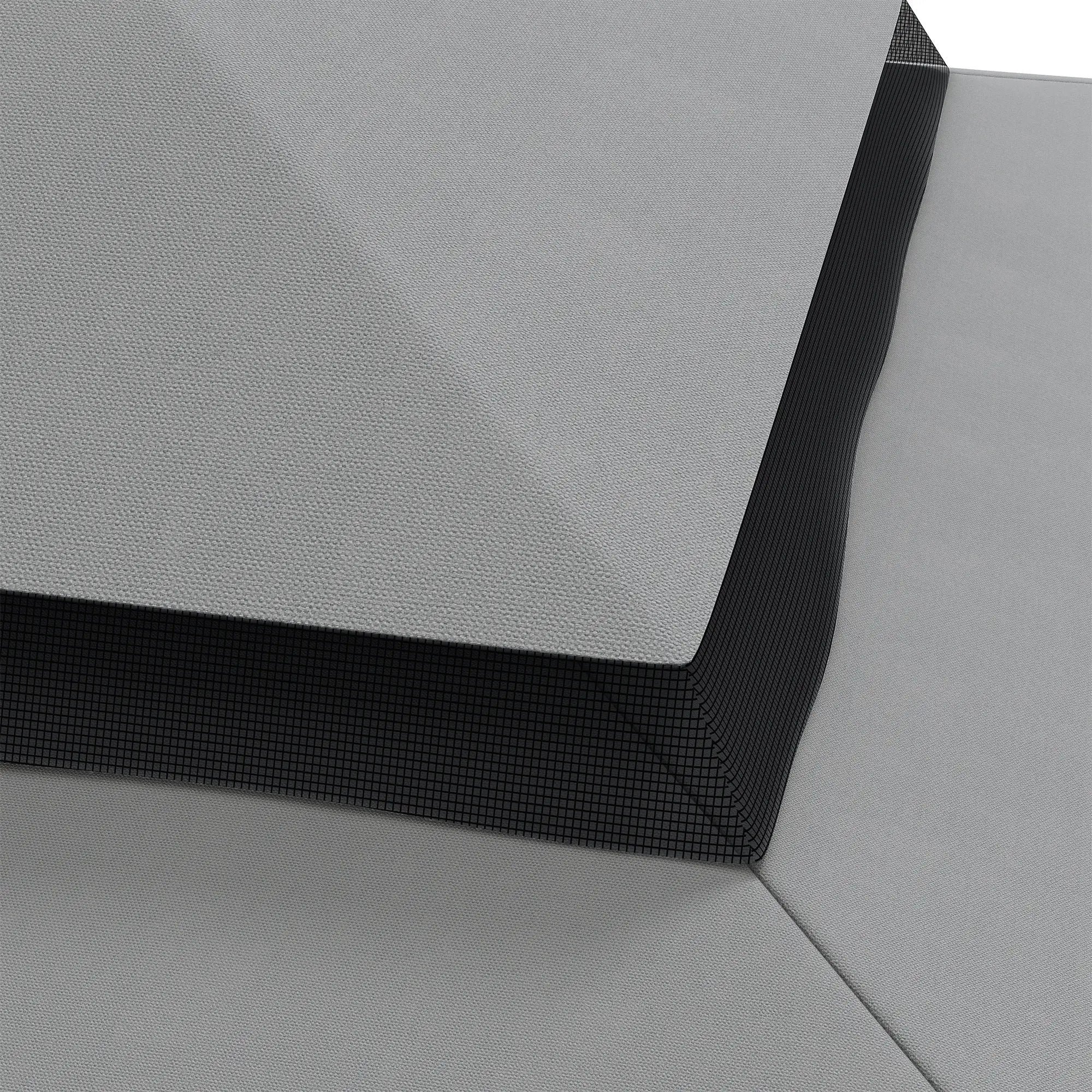 10' x 10' Gazebo Replacement Canopy, Double Vented Roof, Grey Gazebo Canopy Replacement at Gallery Canada