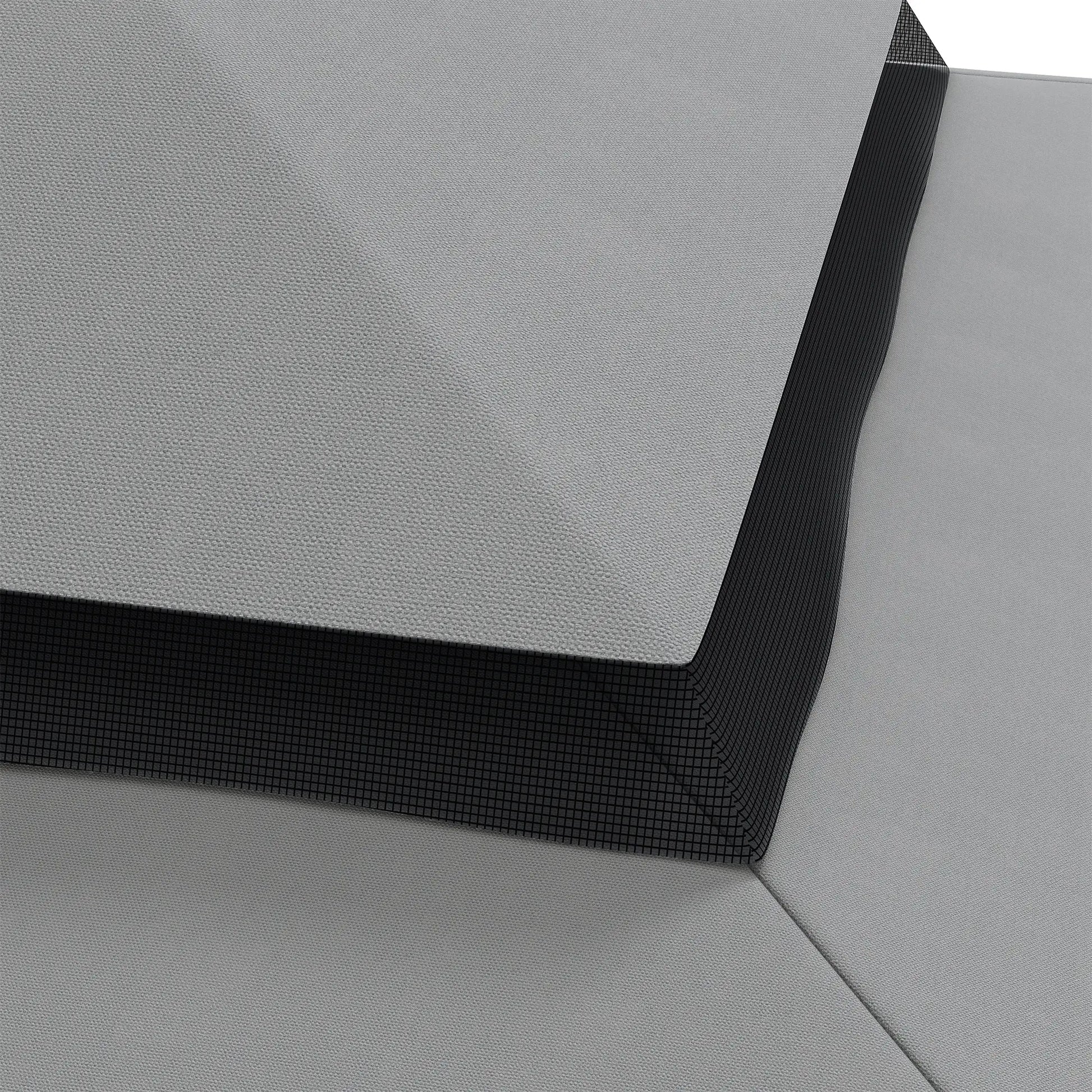 10' x 10' Gazebo Replacement Canopy, Double Vented Roof, Grey Gazebo Canopy Replacement at Gallery Canada