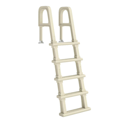 Adjustable 5-Step Pool Ladder, 63.4"-69.3", Non-Slip Steps, 300 lb Capacity Outdoor Swimming Pools & Hot Tubs at Gallery Canada