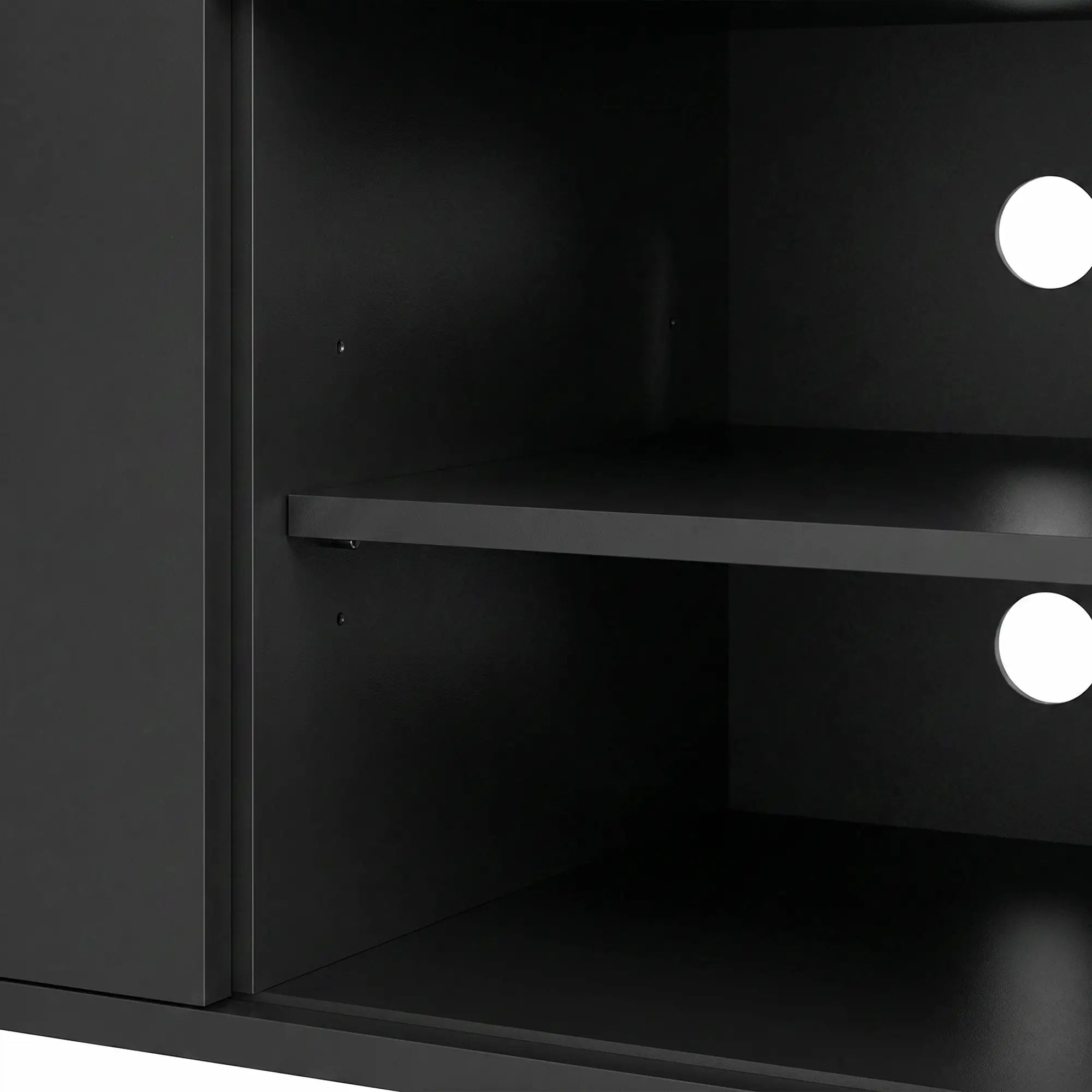 TV Stand For TVs Up To 60 Inch, Modern Entertainment Center With LED Lights, LED Lights TV Stands at Gallery Canada