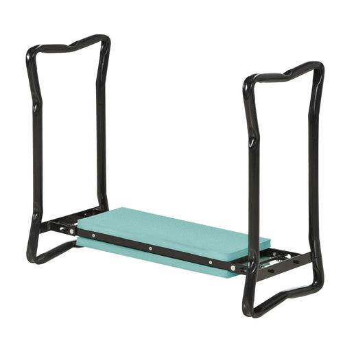 Garden Kneeler Seat Stool, Folding Gardening Chair with Thick Pad