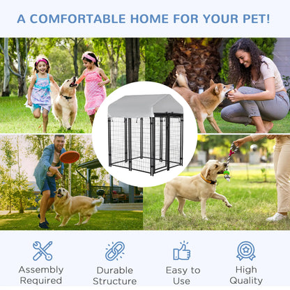 Outdoor Dog Kennel, Waterproof UV-Resistant Cover, 4 x 4 x 4.5 ft Houses, Kennels & Pens at Gallery Canada
