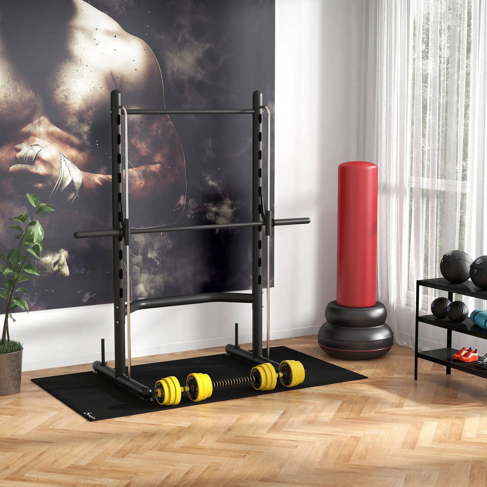 Adjustable Dumbbell Barbell Set 55lbs, Strength Training, Home Gym Dumbbells & Barbells at Gallery Canada