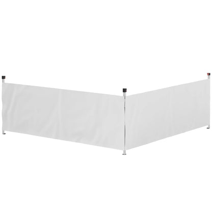 Canopy Sidewalls, 10' x 10' or 10' x 20', 2 PCS, White Gazebo Sidewalls at Gallery Canada