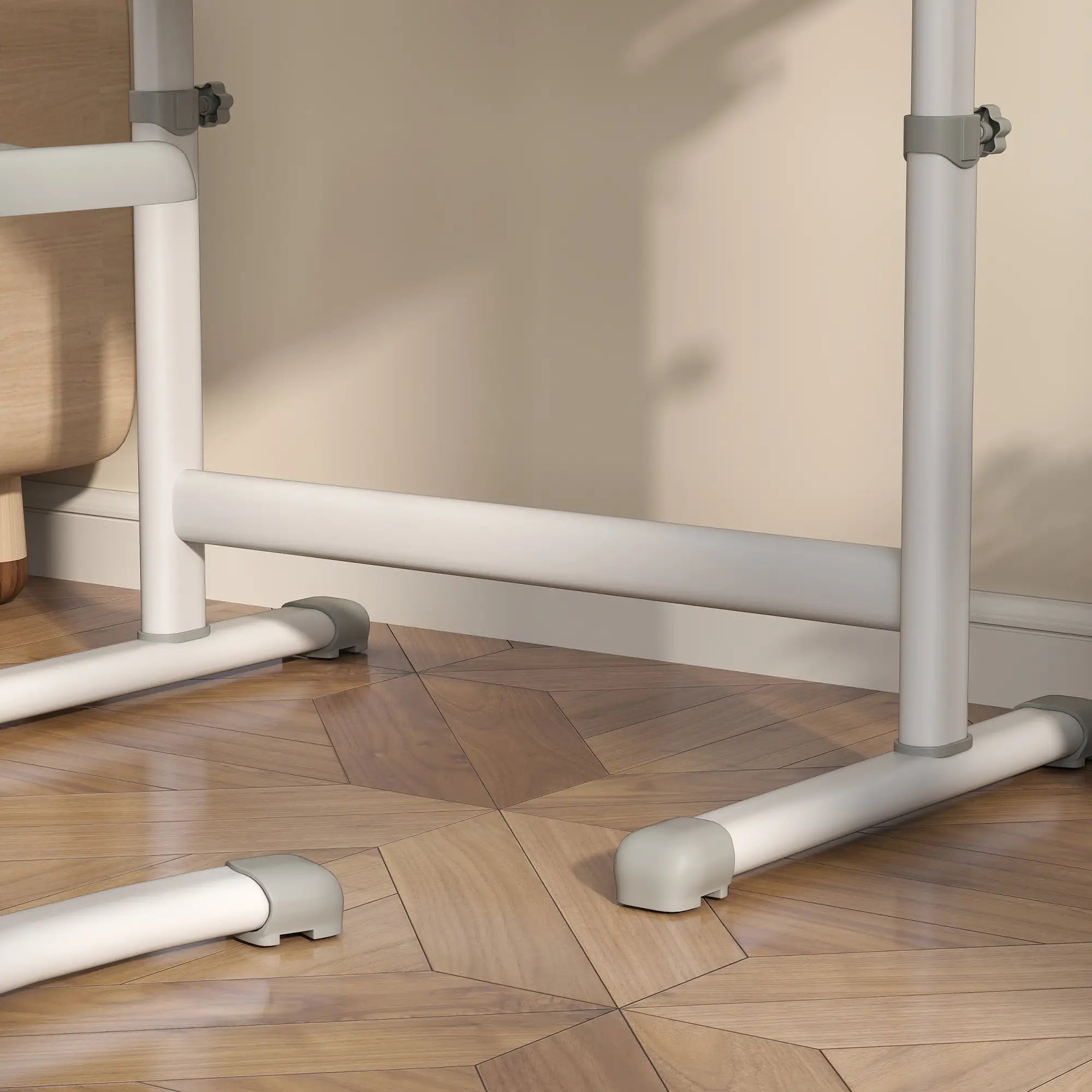 Adjustable Study Table and Chair Set, Drawer, Pen Slot, Grey Kids Desk Sets at Gallery Canada